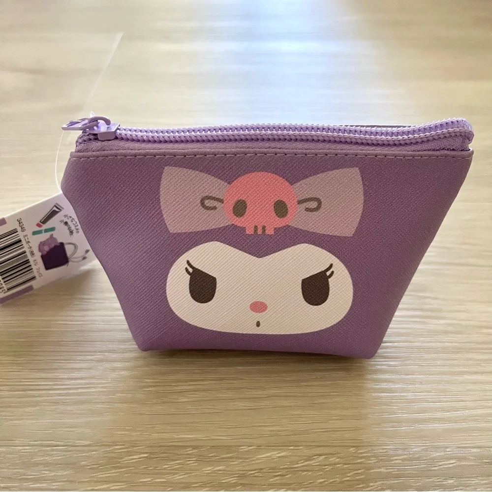 Sanrio Kuromi Faux Leather Coin Pouch Purse NWT